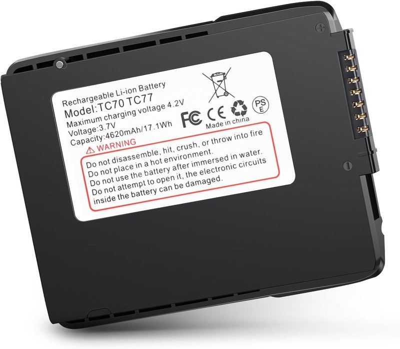 ADDPOWER 4620mAh TC77 Battery Replacement for Zebra Symbol Motorola TC70 TC72 TC75 TC77 TC700h TC700k TC720l TC75x TC75EK TC75AH TC75GK TC77HL BT-000318 Wireless Barcode Scanner - Image 1